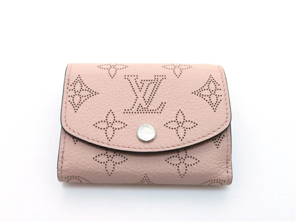 LOUIS VUITTON Wallet Accessories Tri fold Portefeuille Iris Mahina Magnolia Pink